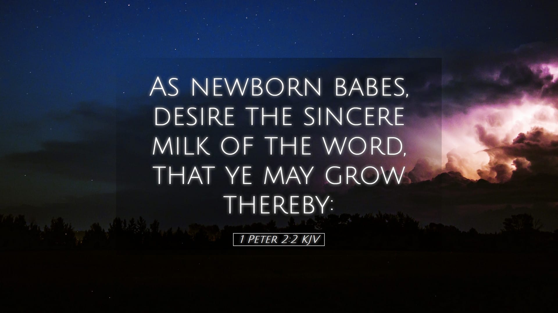 1 Peter 2:2 — Desktop (Landscape)