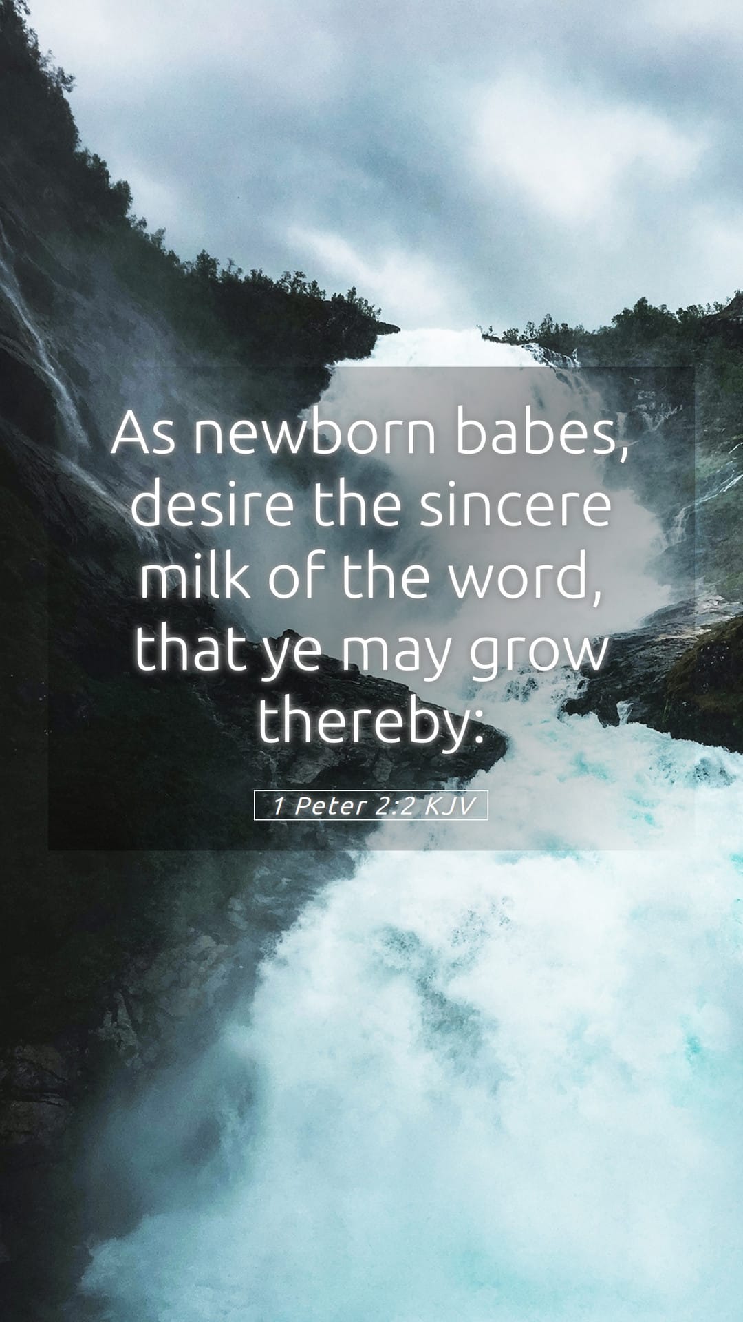 1 Peter 2:2 — Mobile (Portrait)