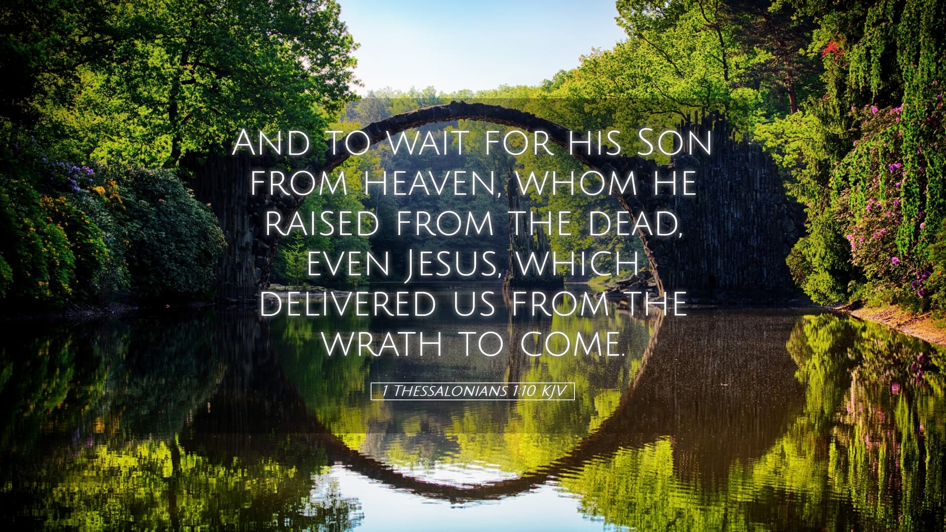 1 Thessalonians 1:10 — Desktop (Landscape)