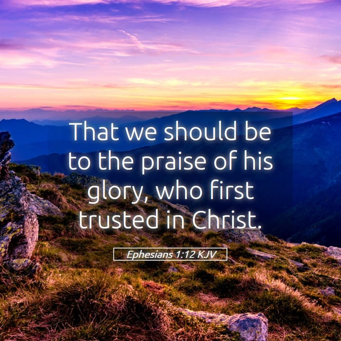 Ephesians 1:12 — Square (1:1)