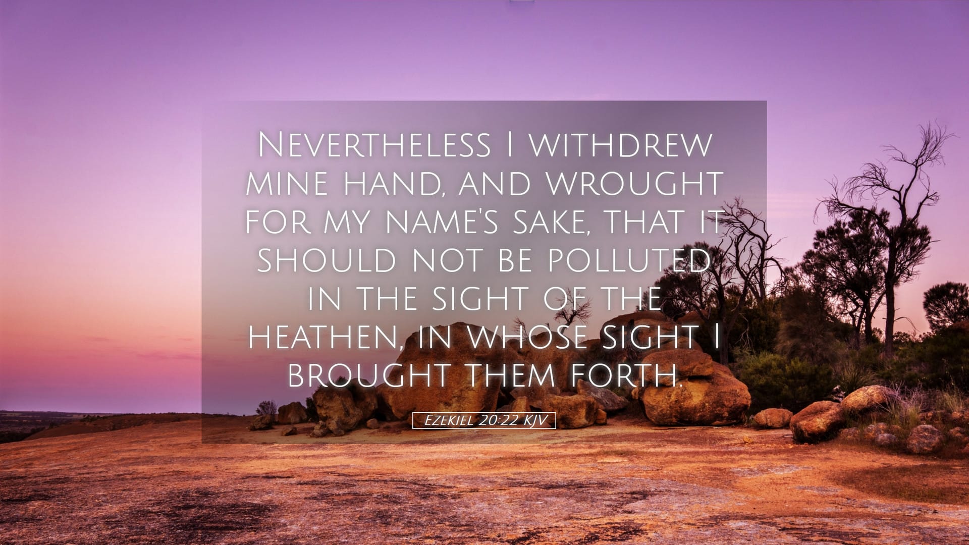 Ezekiel 20:22 — Desktop (Landscape)