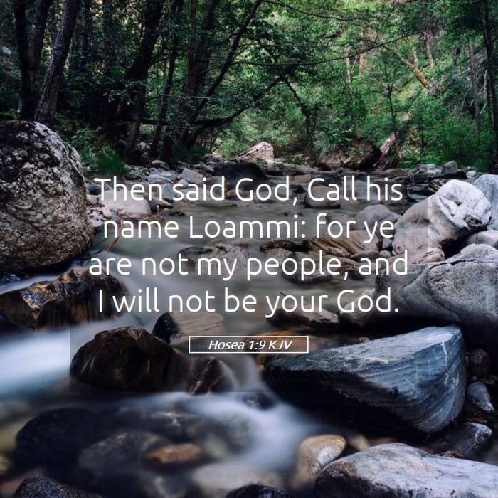 Hosea 1:9 — Square (1:1)