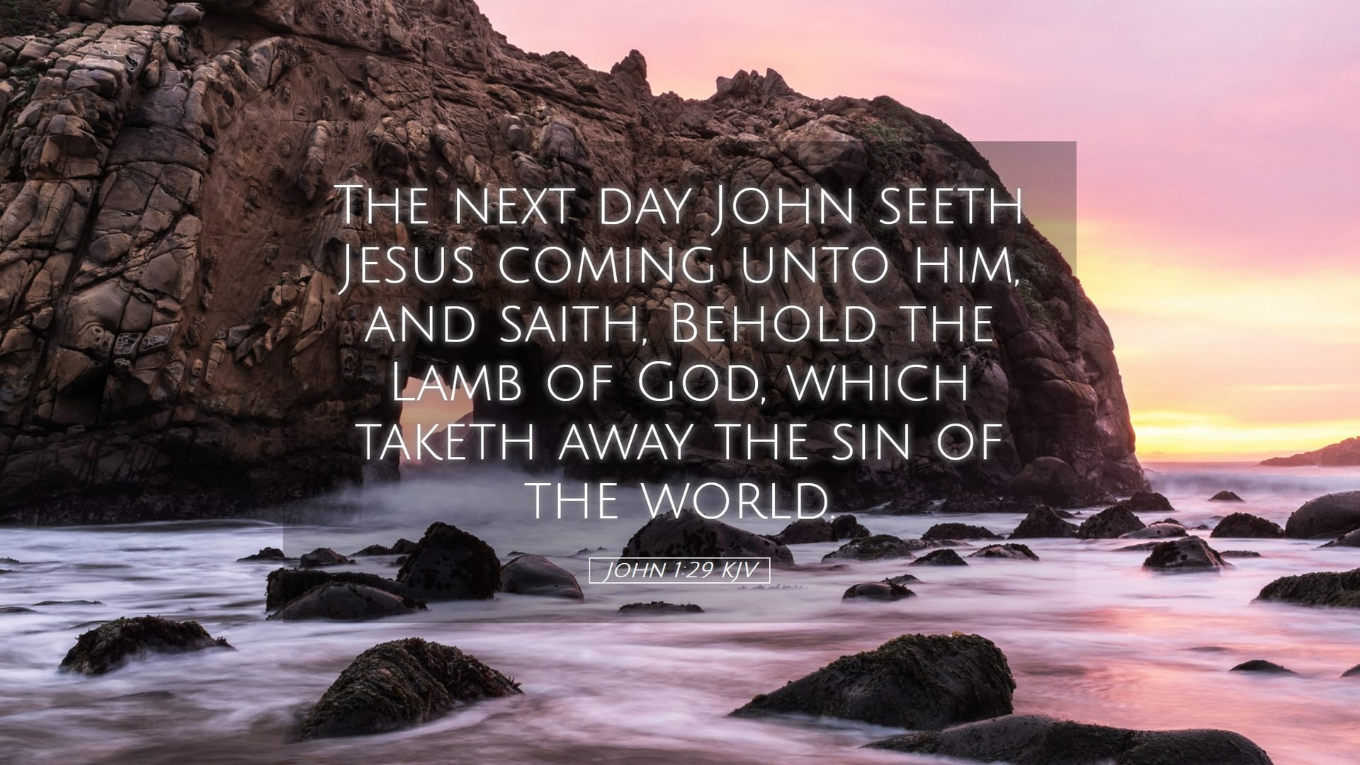 John 1:29 — Desktop (Landscape)