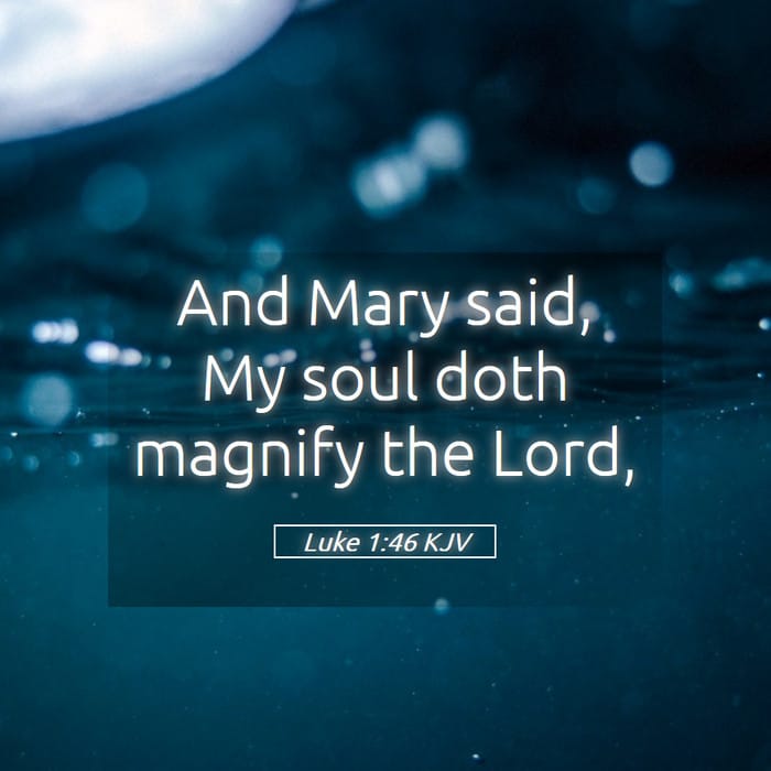 Luke 1:46 — Square (1:1)