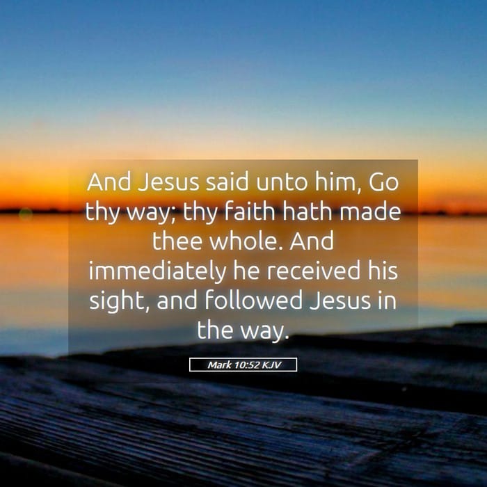 Mark 10:52 — Square (1:1)