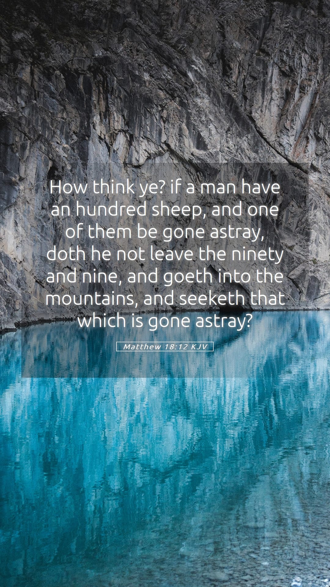 Matthew 18:12 — Mobile (Portrait)