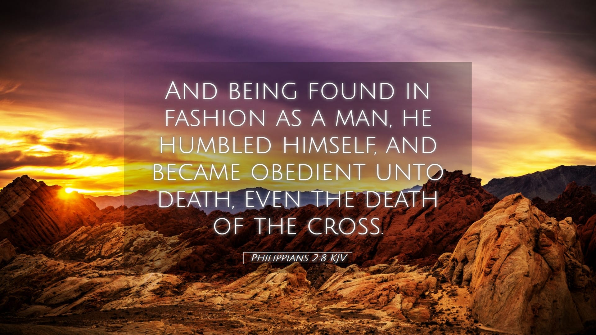 Philippians 2:8 — Desktop (Landscape)