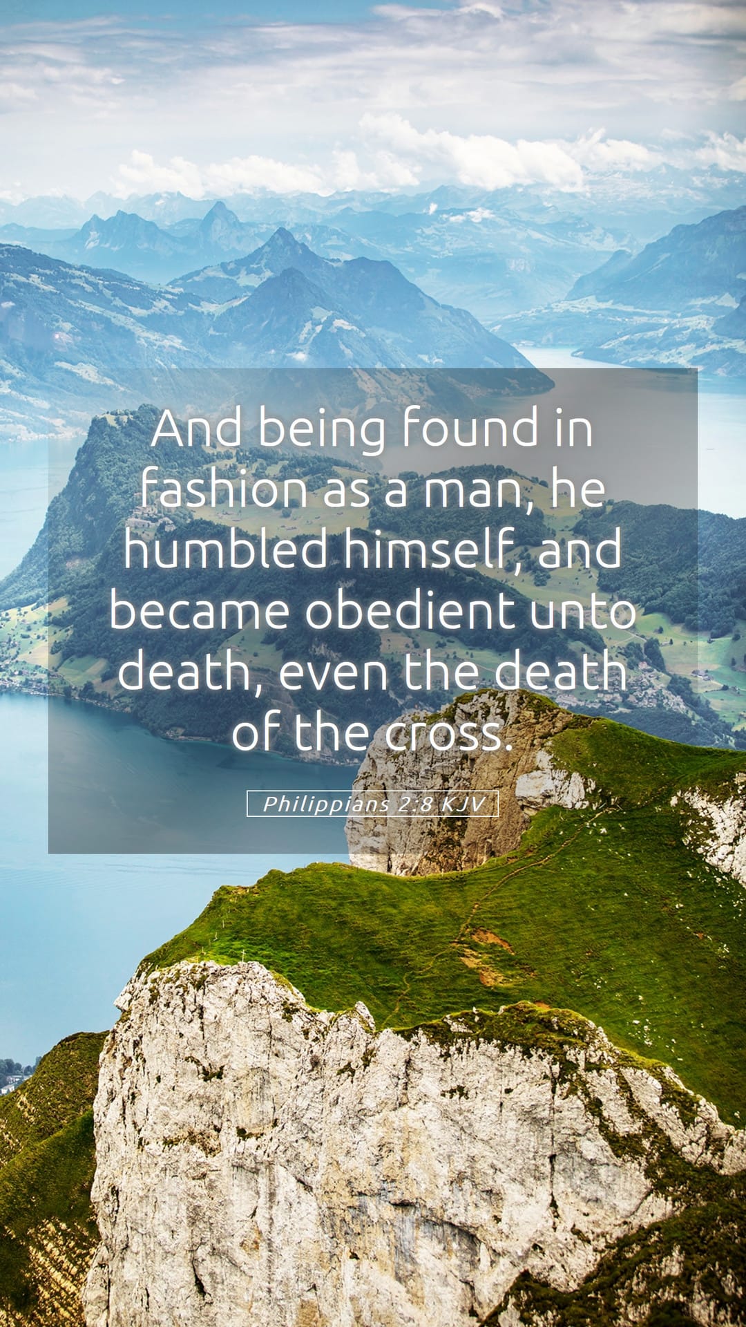 Philippians 2:8 — Mobile (Portrait)