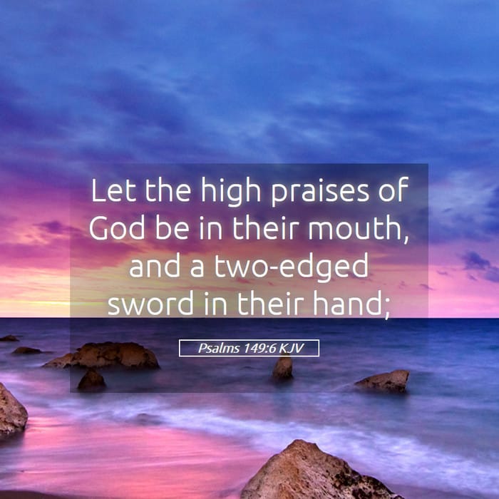 Psalms 149:6 — Square (1:1)