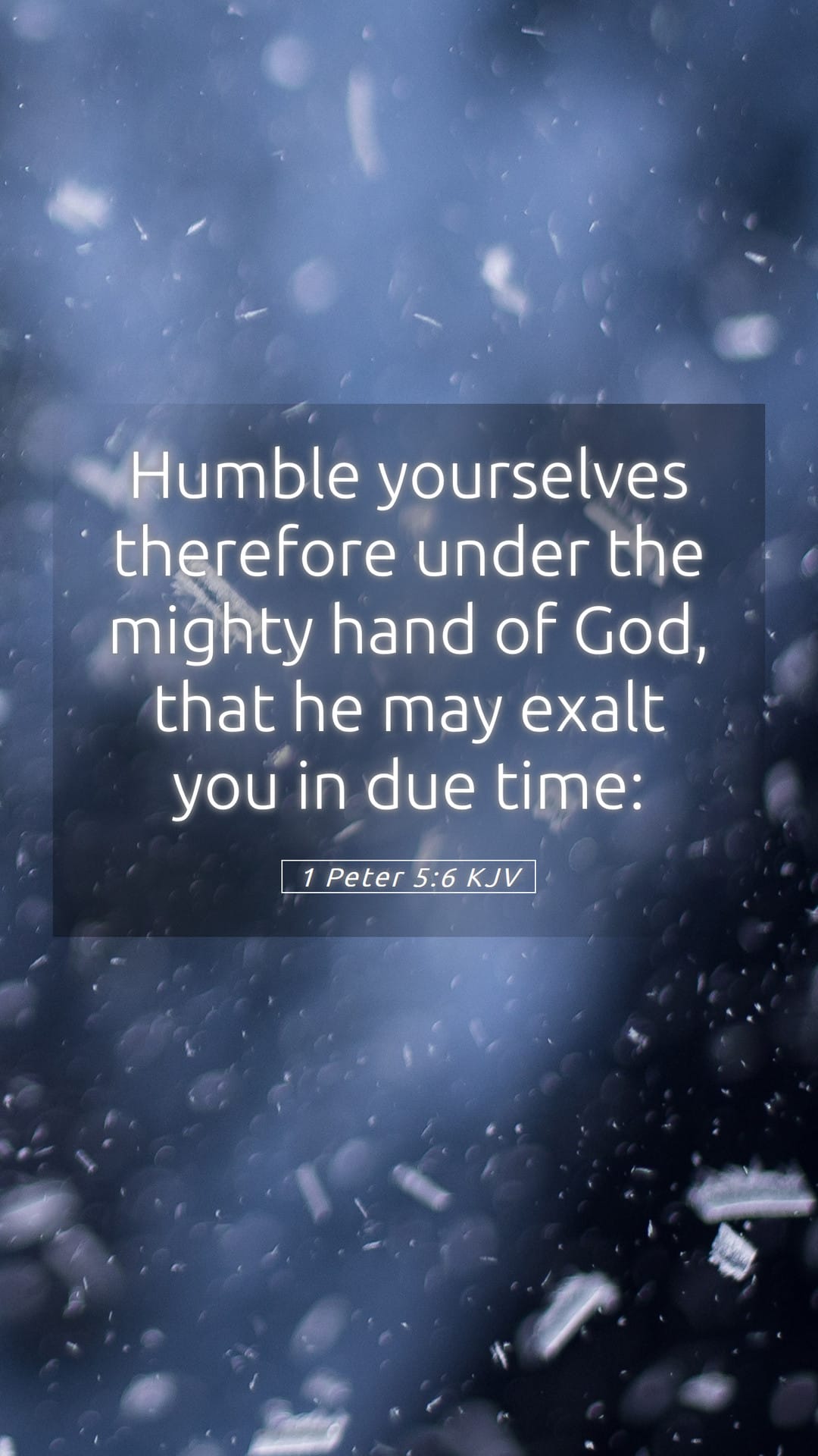 1 Peter 5:6 — Mobile (Portrait)