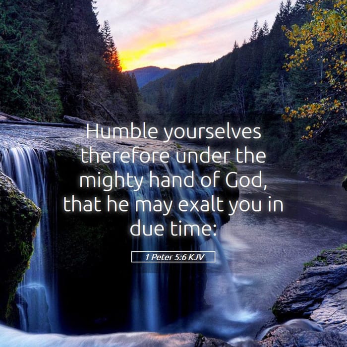 1 Peter 5:6 — Square (1:1)