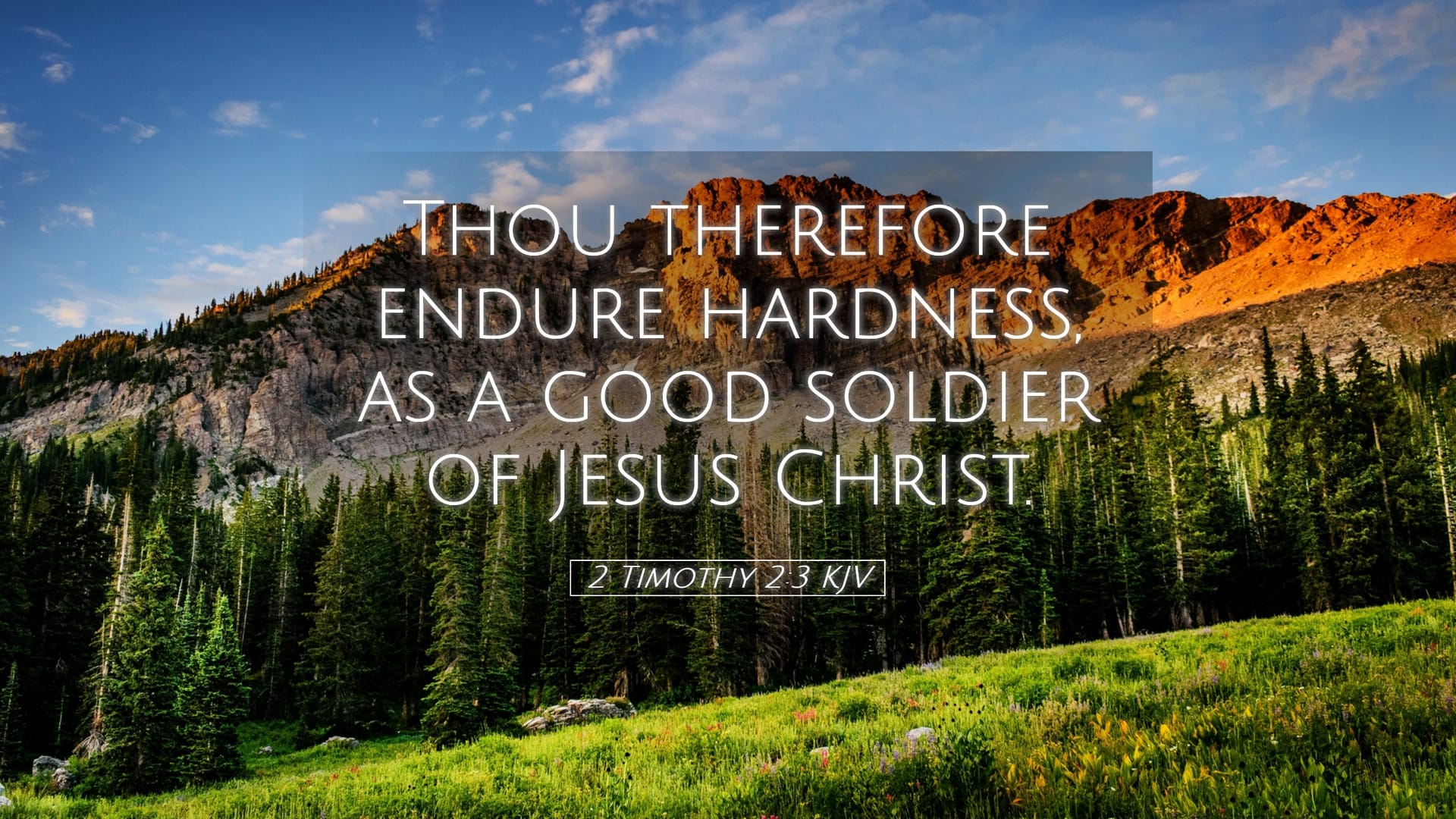 2 Timothy 2:3 — Desktop (Landscape)