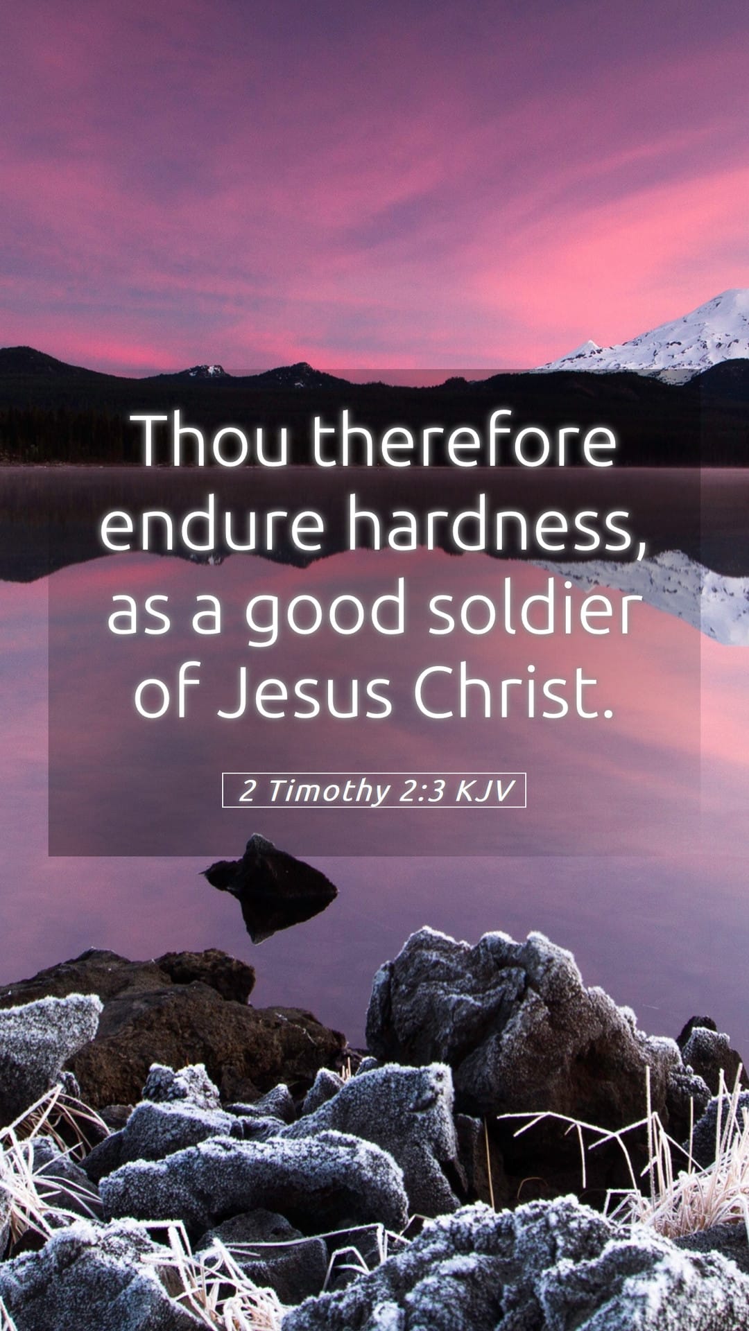 2 Timothy 2:3 — Mobile (Portrait)