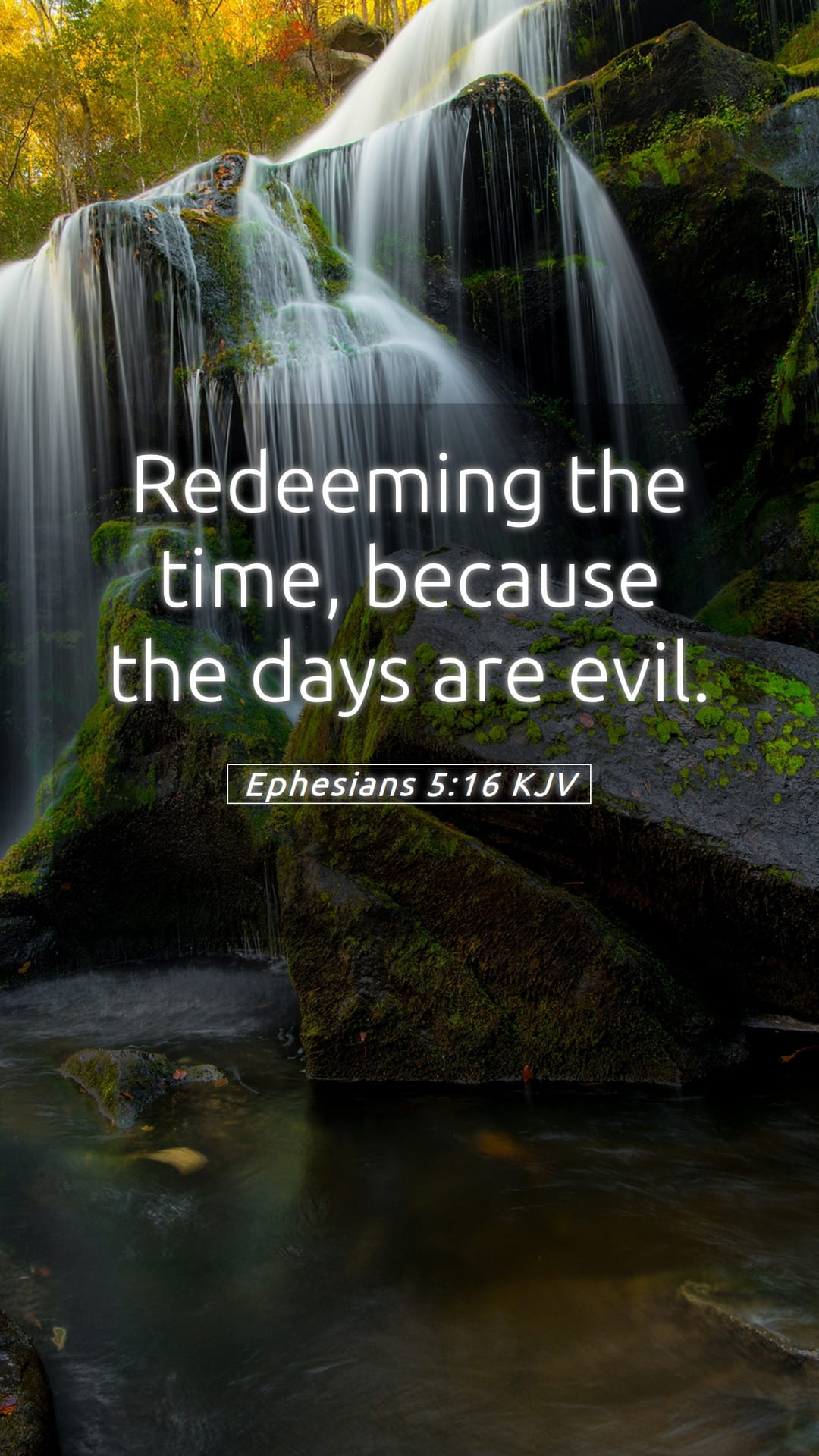 Ephesians 5:16 — Mobile (Portrait)