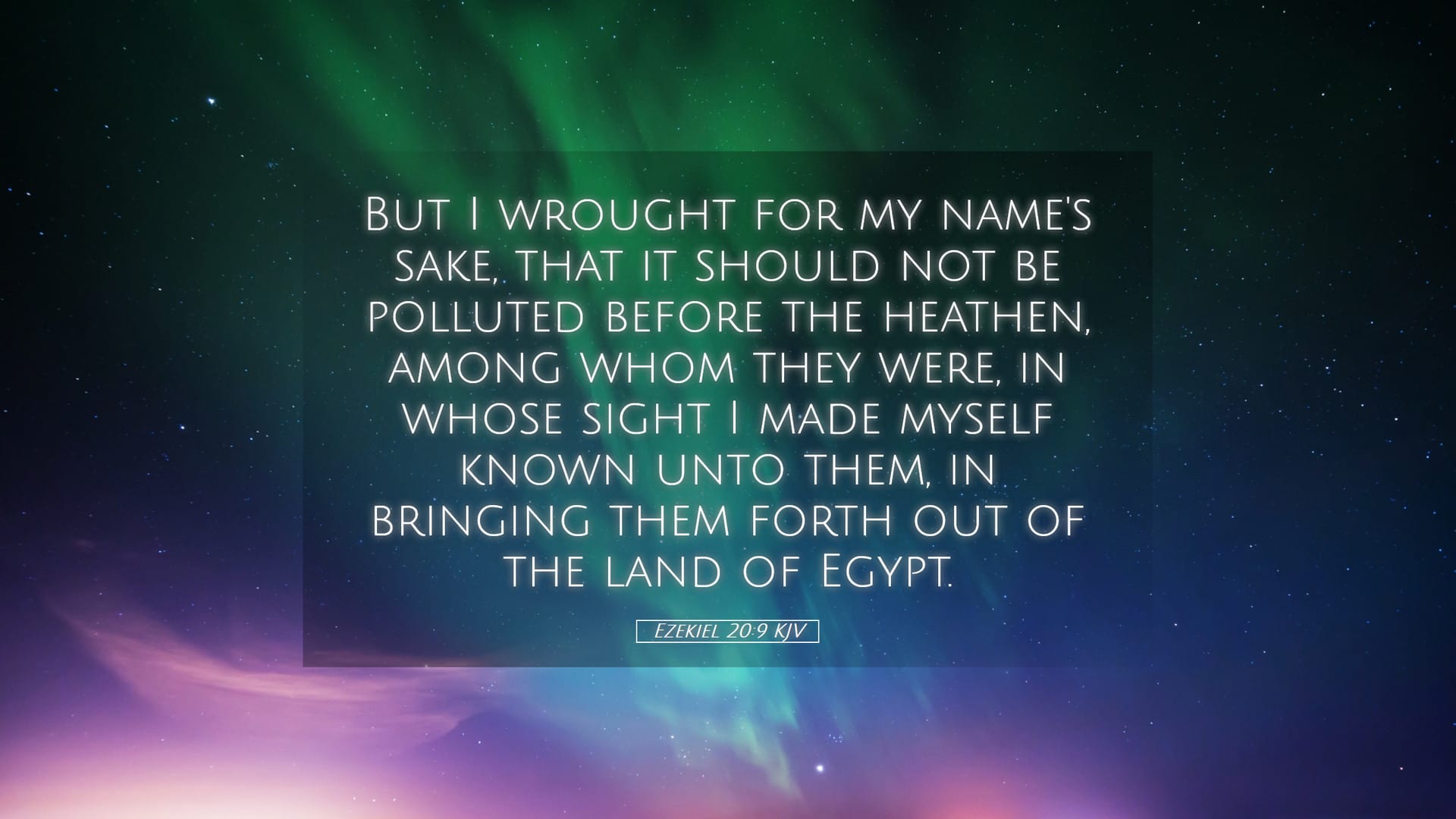 Ezekiel 20:9 — Desktop (Landscape)