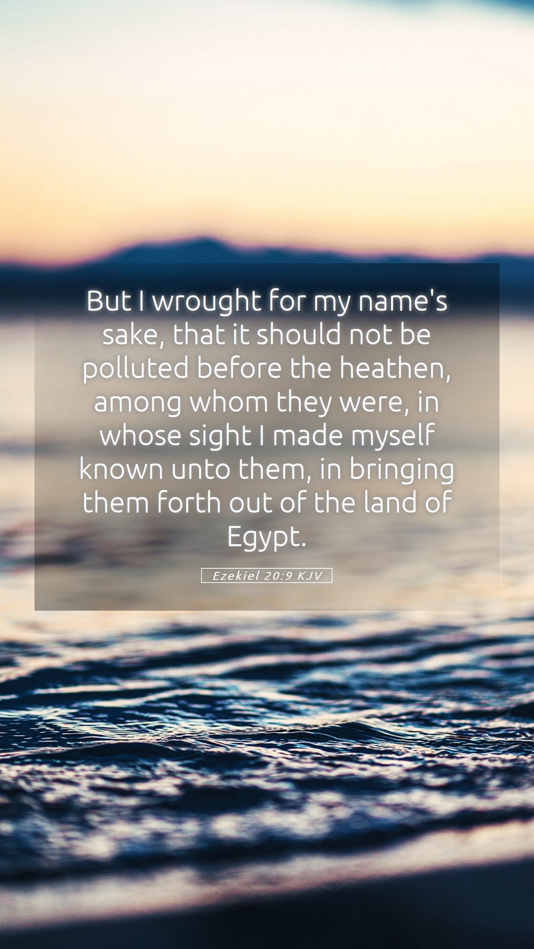 Ezekiel 20:9 — Mobile (Portrait)