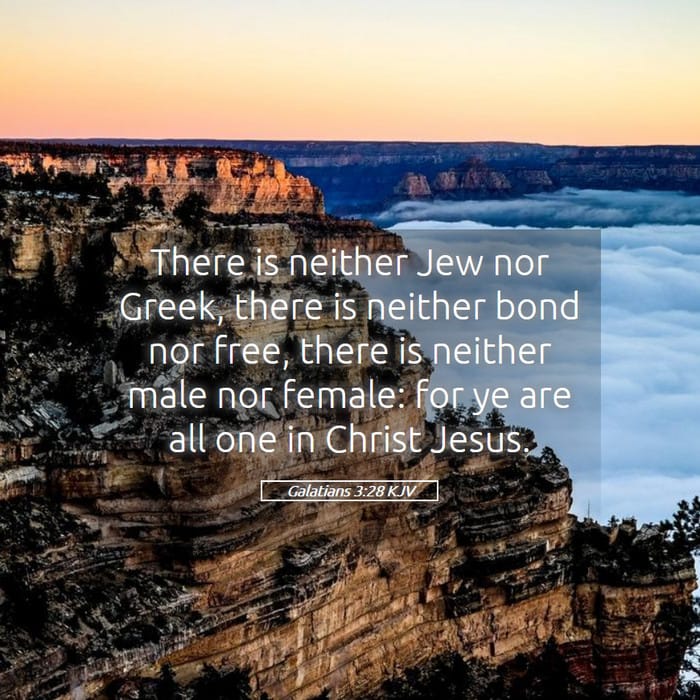 Galatians 3:28 — Square (1:1)