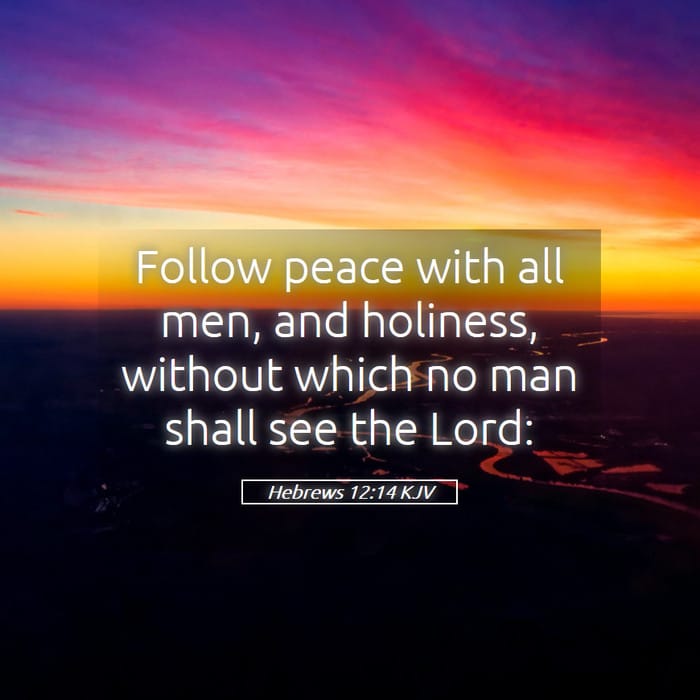 Hebrews 12:14 — Square (1:1)