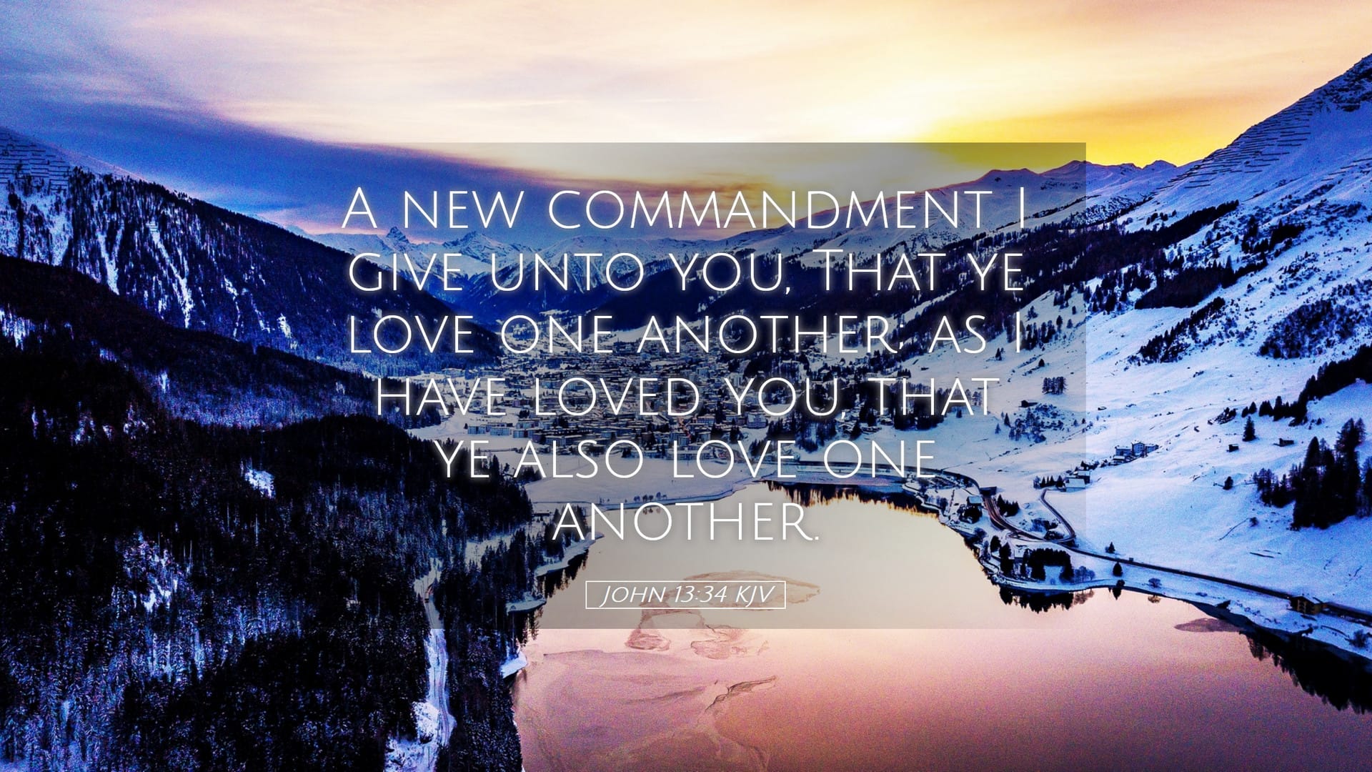 John 13:34 — Desktop (Landscape)
