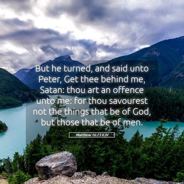 Matthew 16:23 — Square (1:1)