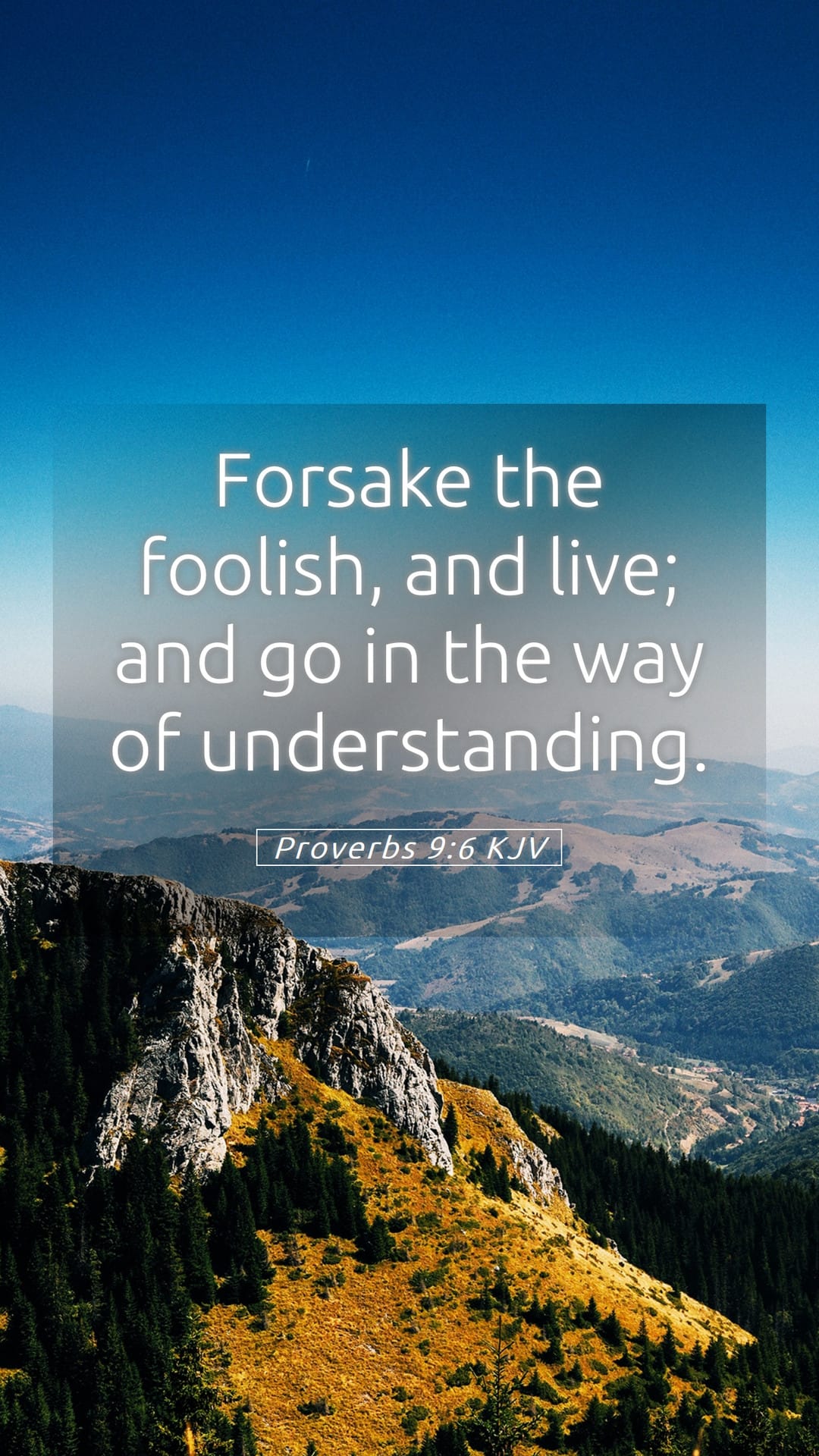 Proverbs 9:6 — Mobile (Portrait)