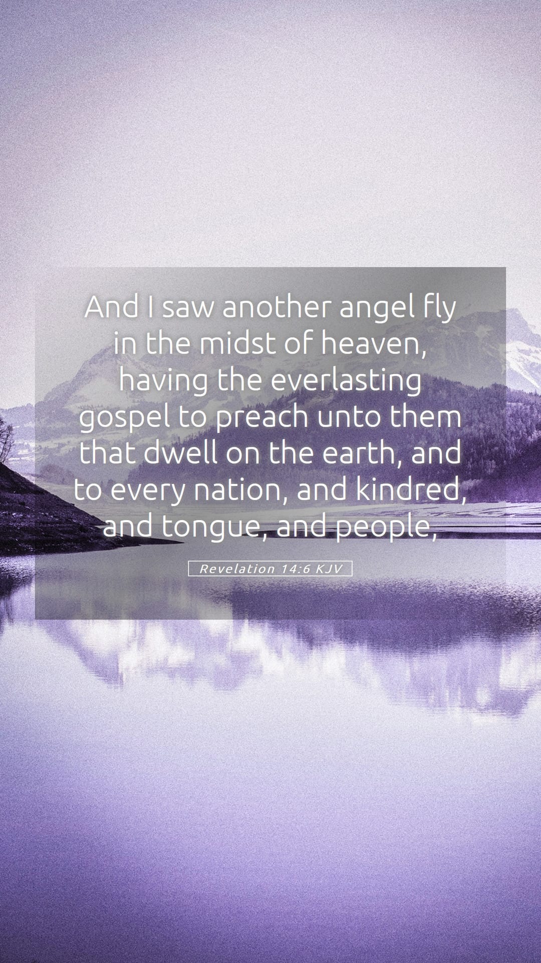 Revelation 14:6 — Mobile (Portrait)