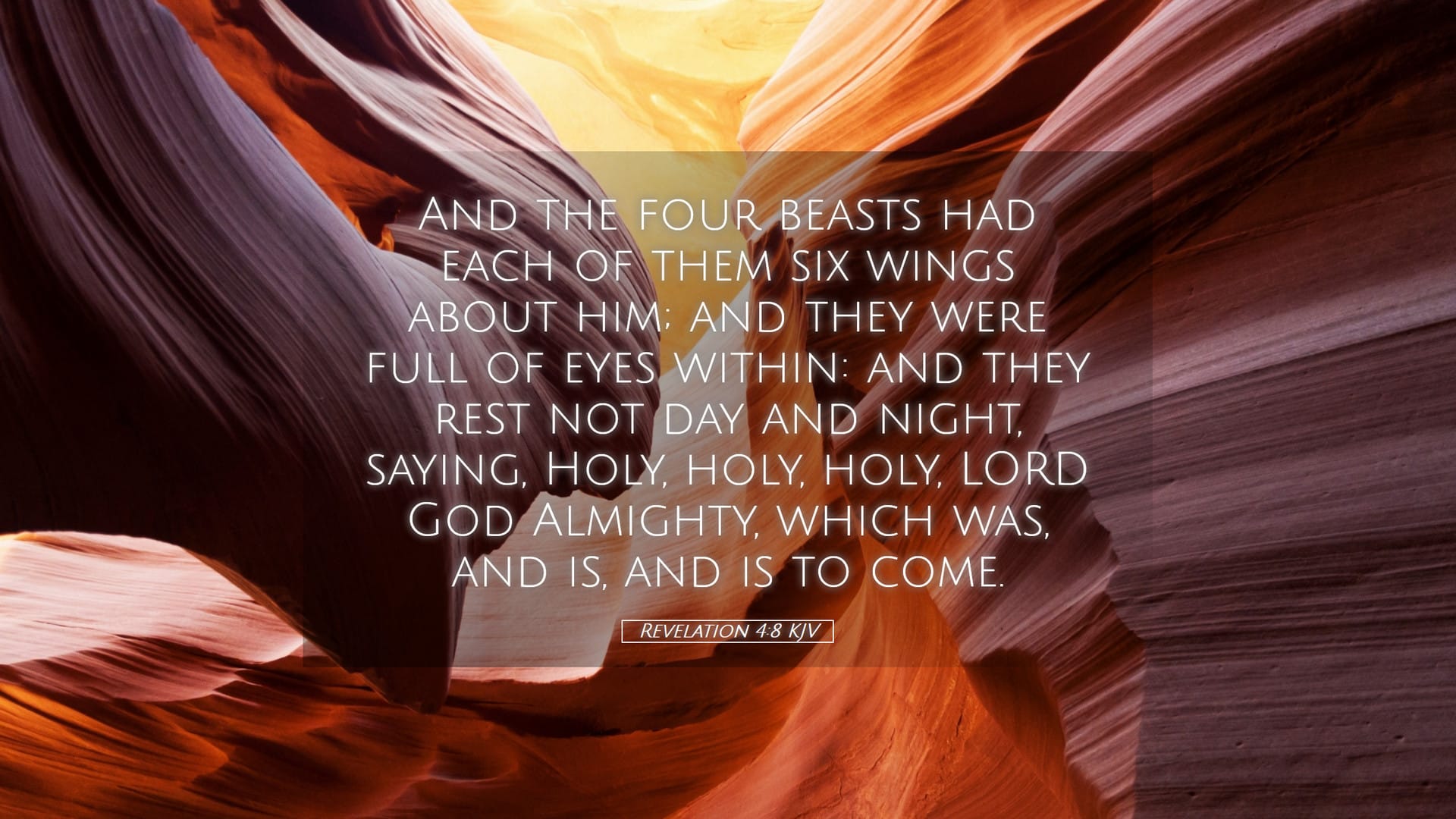 Revelation 4:8 — Desktop (Landscape)