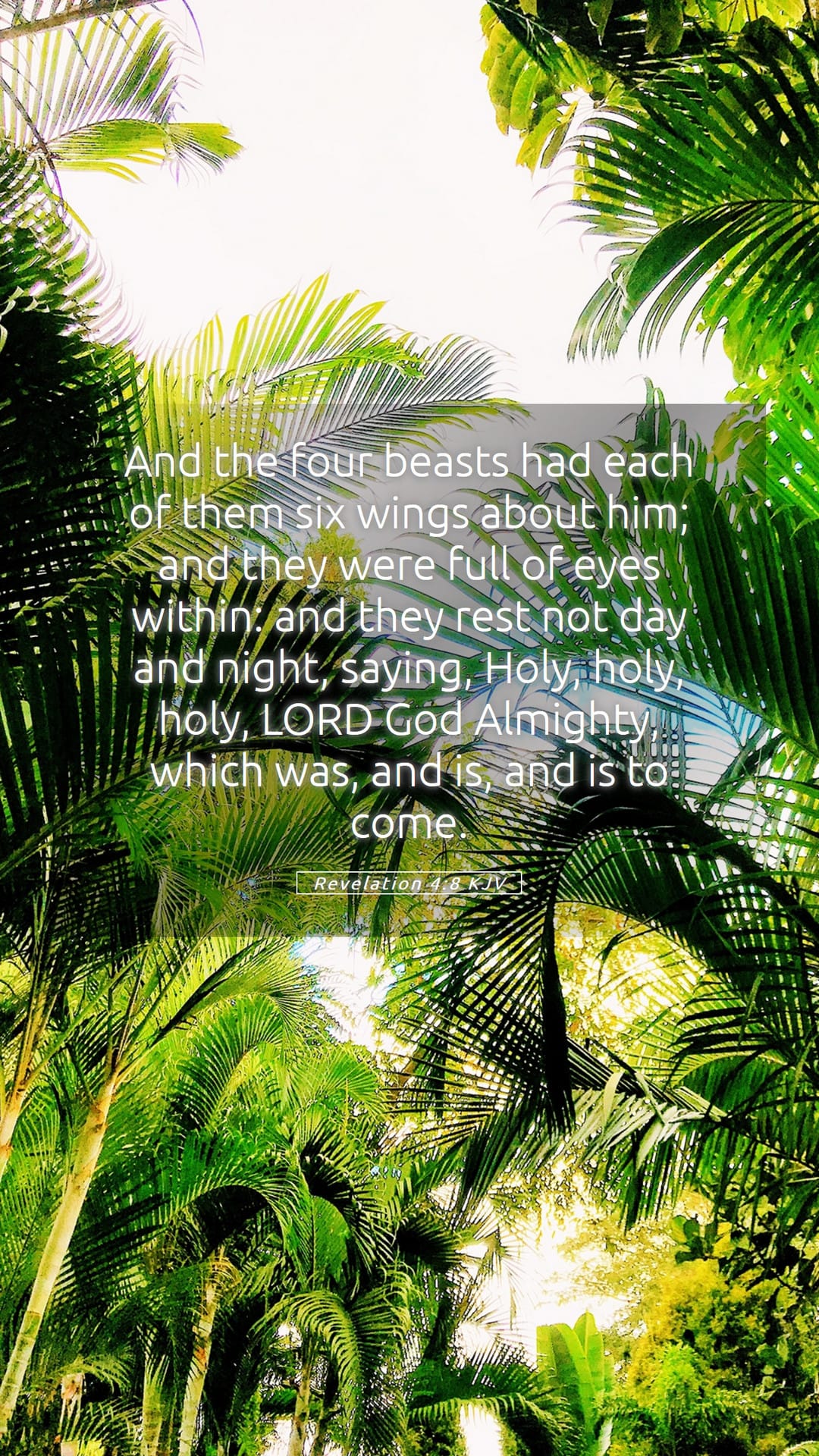 Revelation 4:8 — Mobile (Portrait)