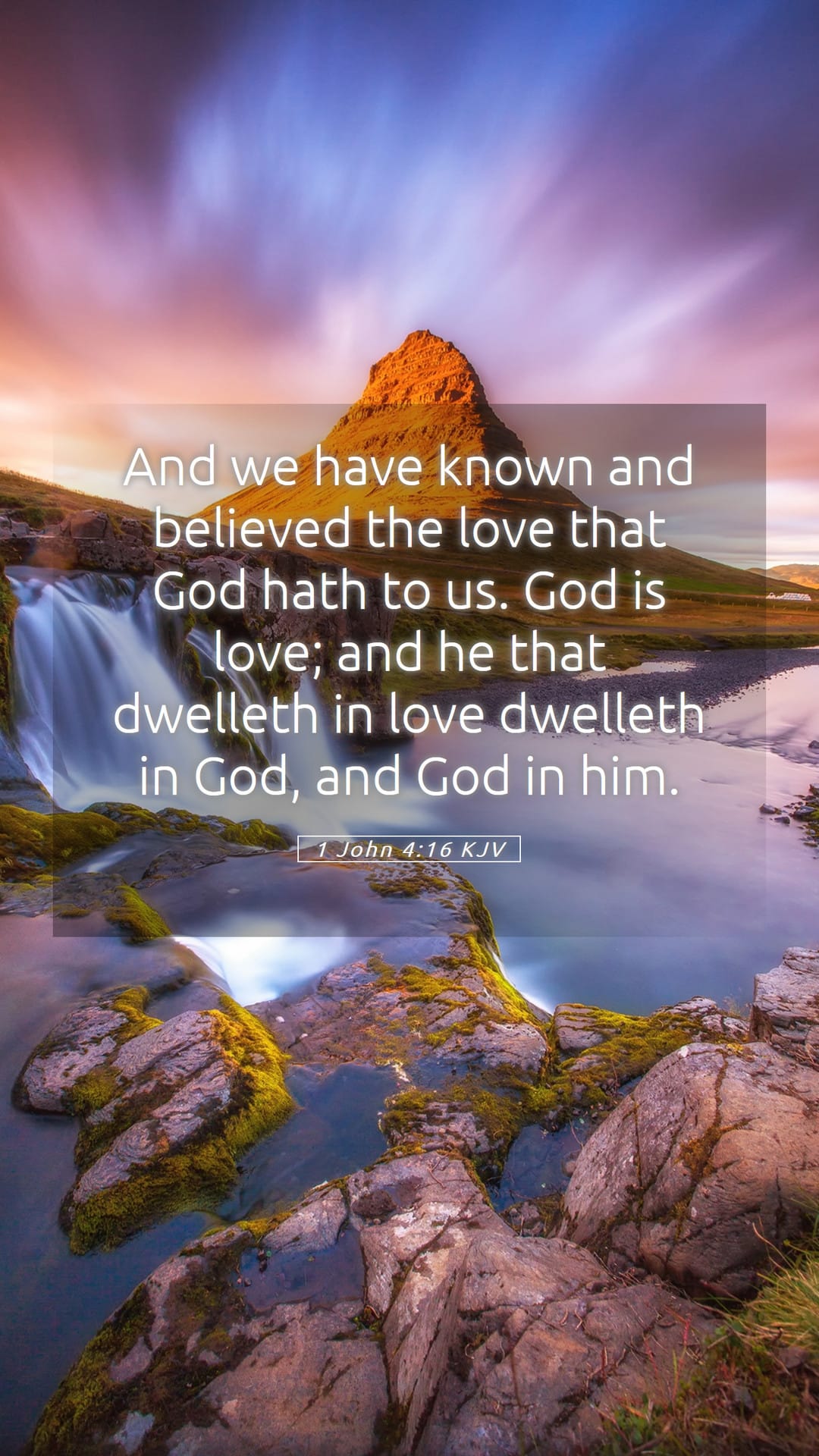 1 John 4:16 — Mobile (Portrait)