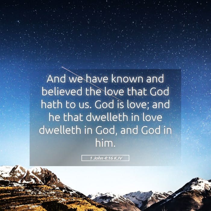 1 John 4:16 — Square (1:1)