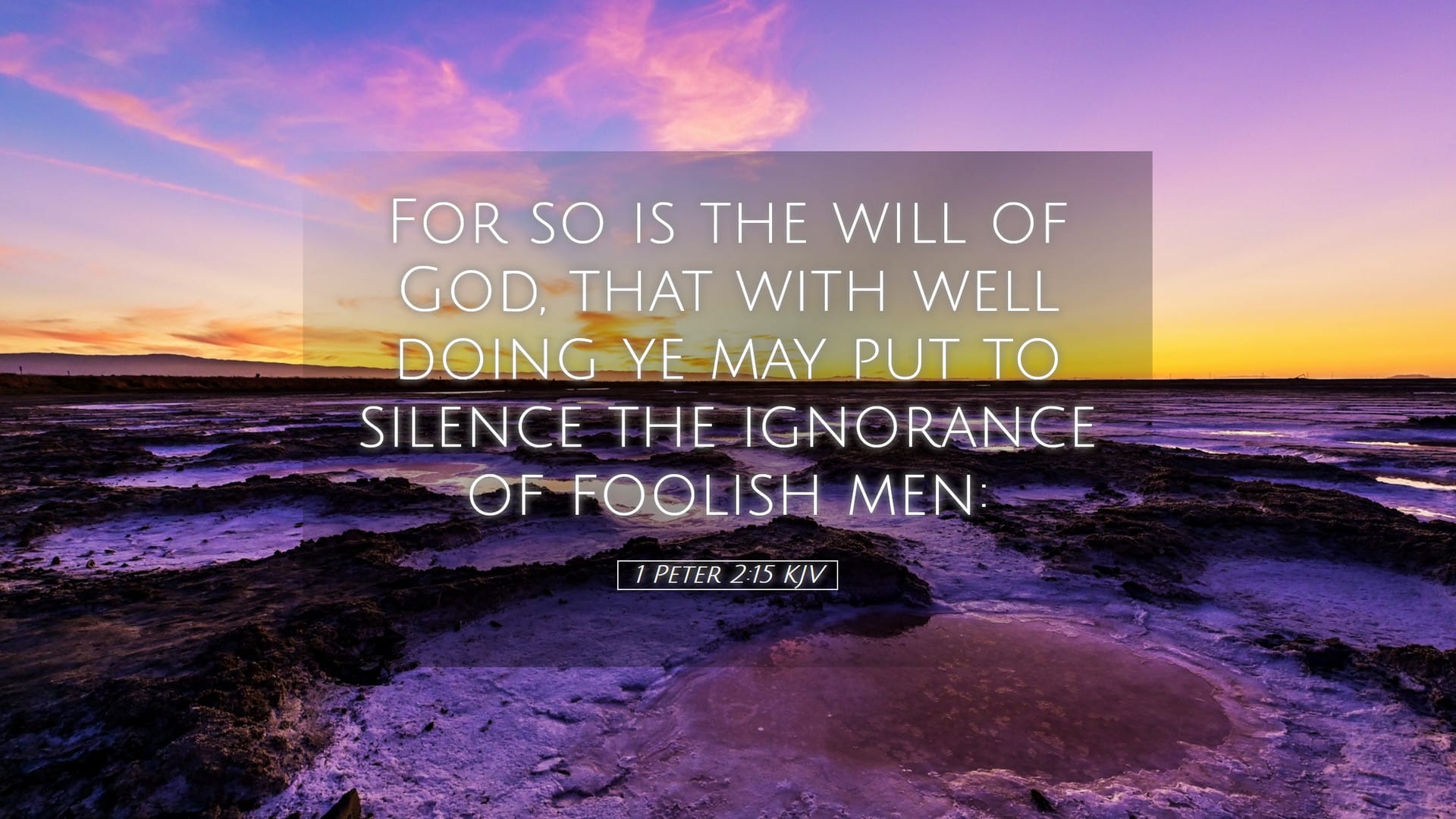 1 Peter 2:15 — Desktop (Landscape)