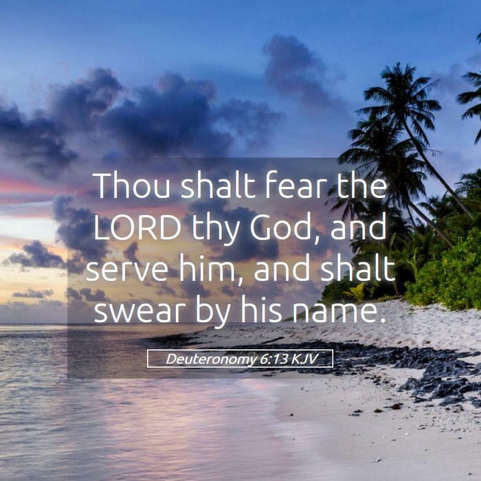 Deuteronomy 6:13 — Square (1:1)