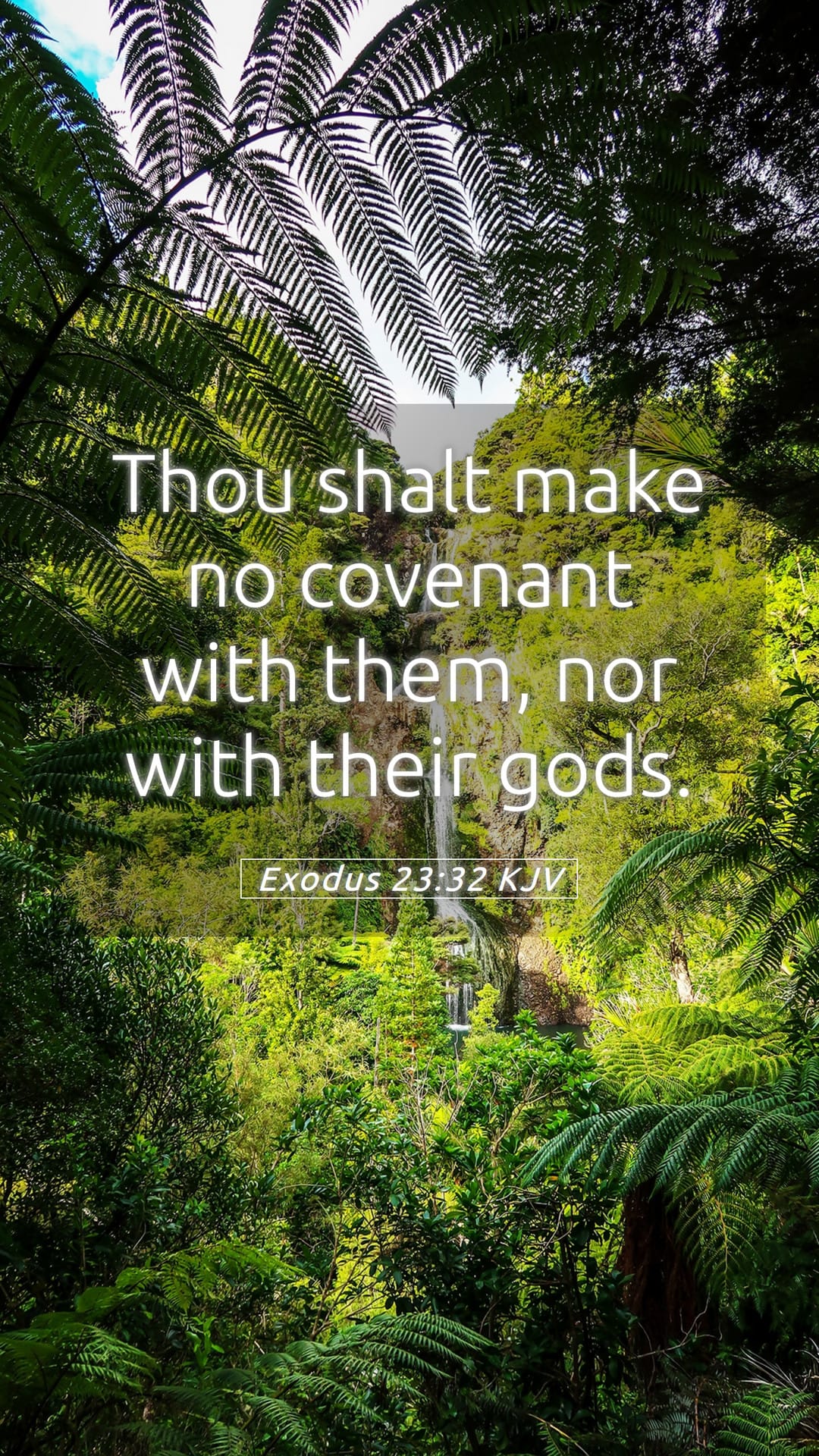 Exodus 23:32 — Mobile (Portrait)