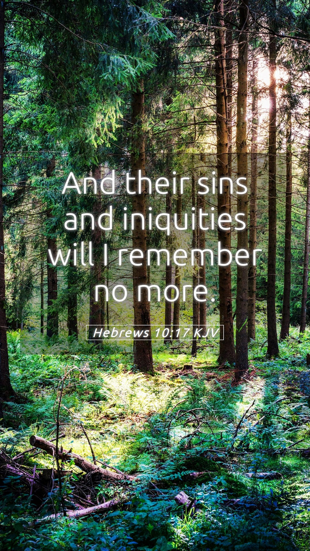 Hebrews 10:17 — Mobile (Portrait)