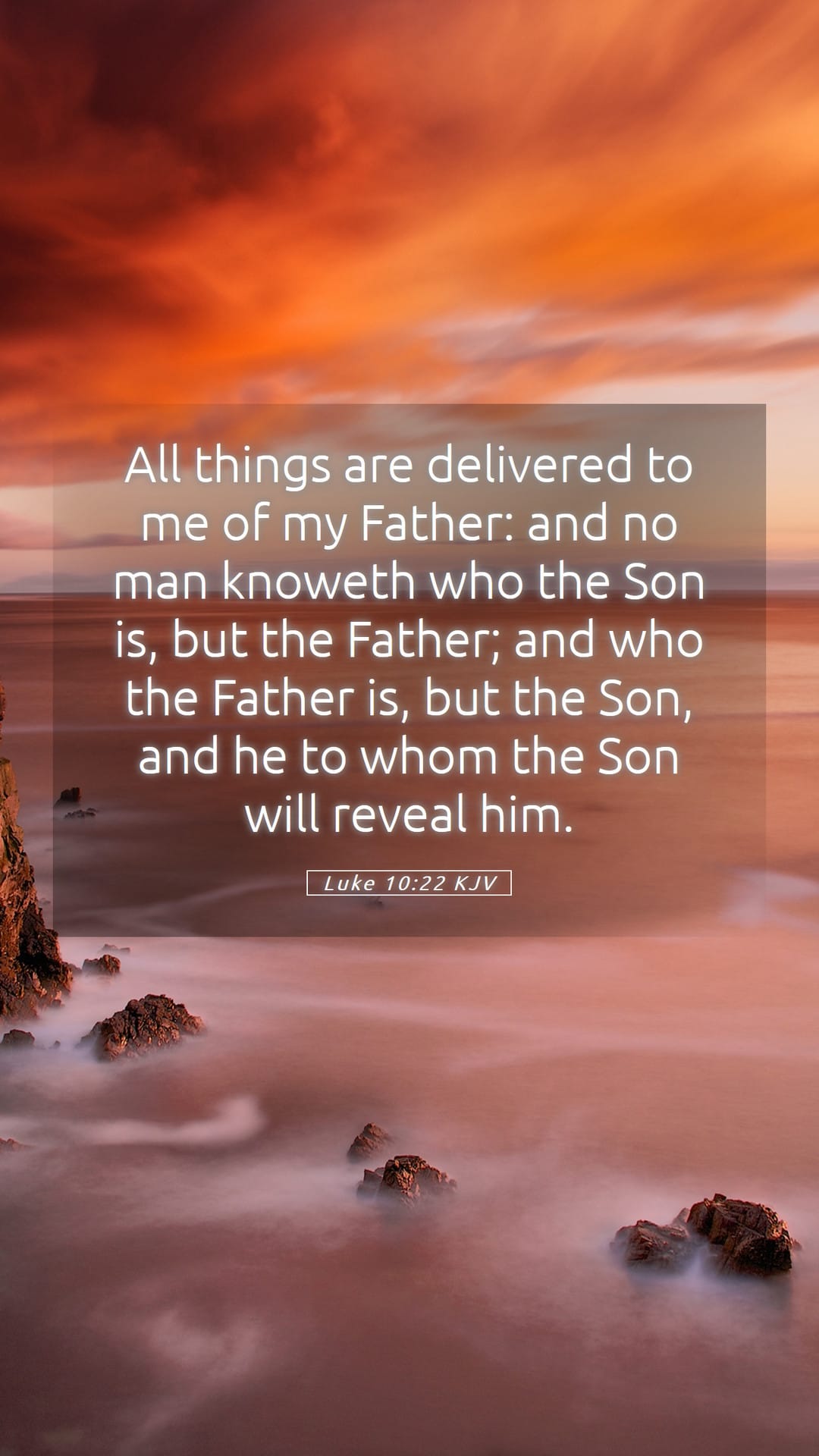 Luke 10:22 — Mobile (Portrait)