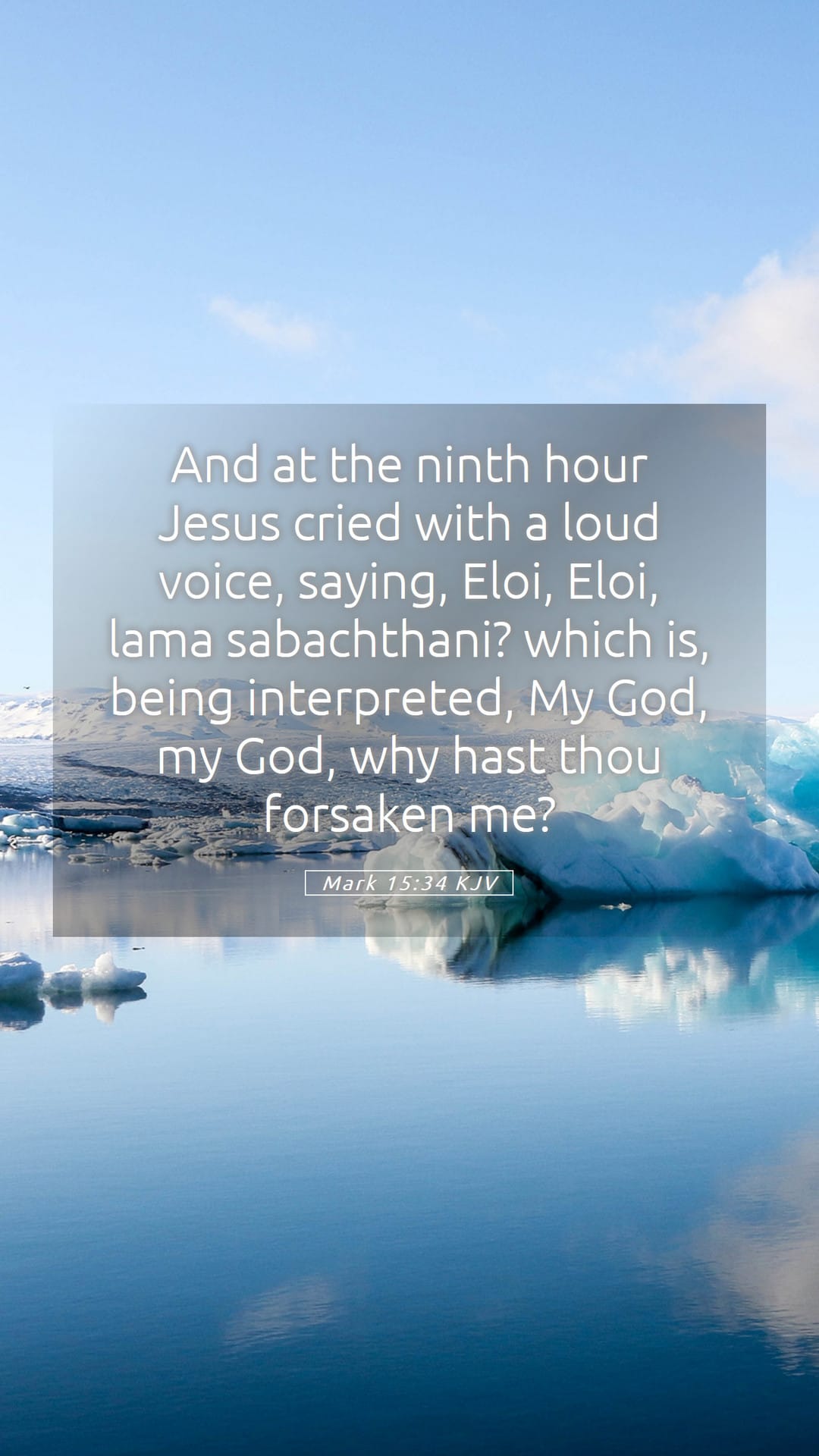 Mark 15:34 — Mobile (Portrait)