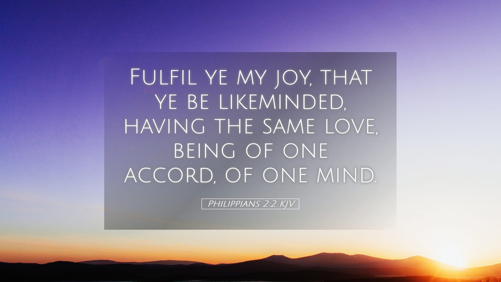 Philippians 2:2 — Desktop (Landscape)