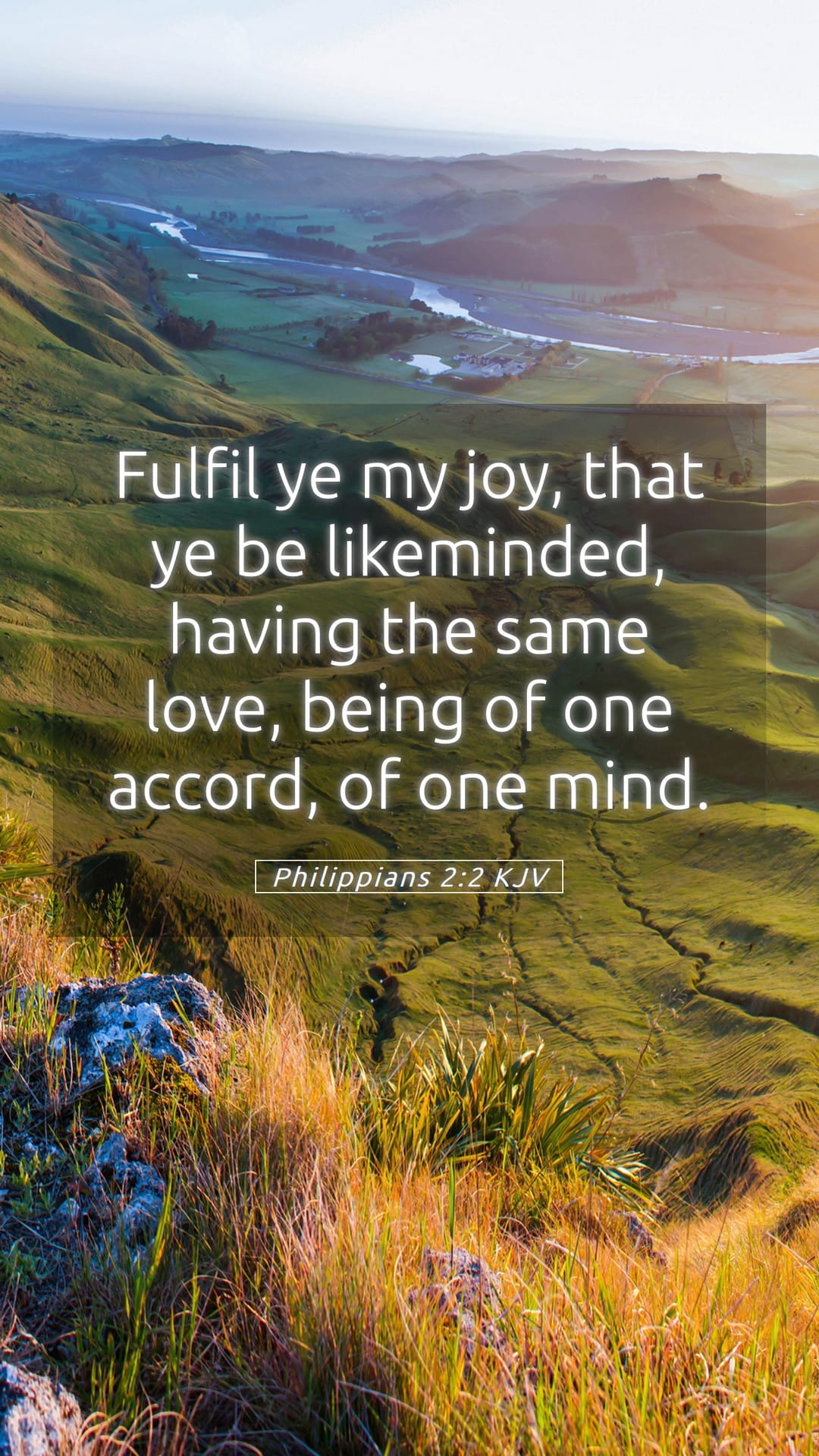 Philippians 2:2 — Mobile (Portrait)