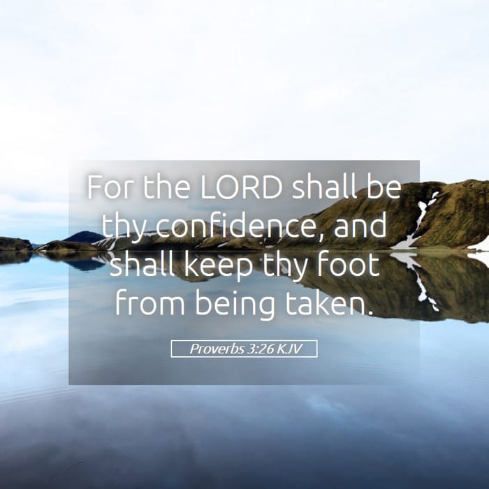 Proverbs 3:26 — Square (1:1)