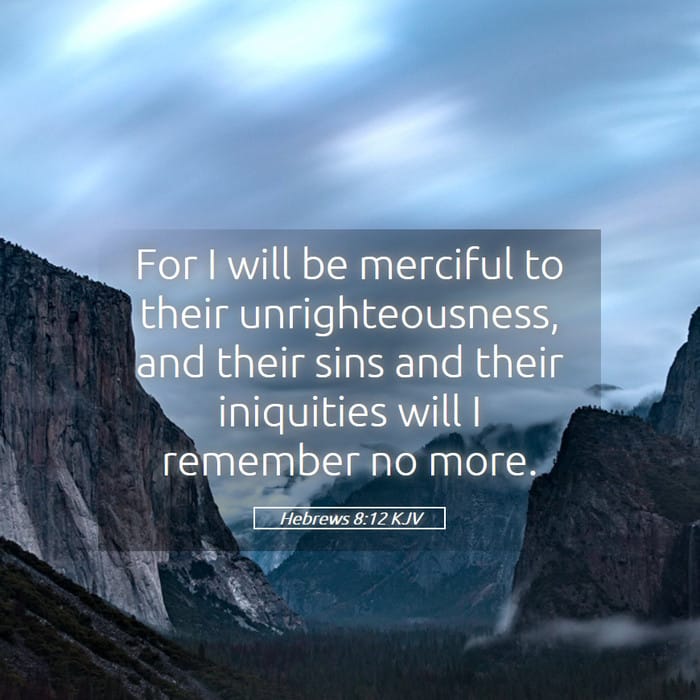 Hebrews 8:12 — Square (1:1)