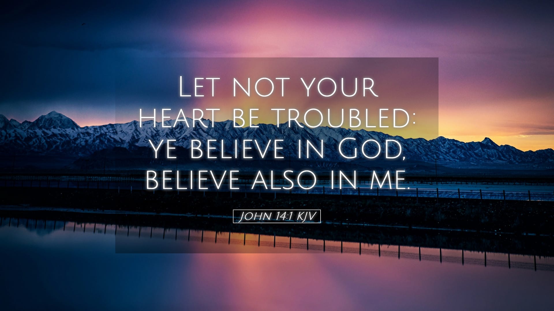 John 14:1 — Desktop (Landscape)
