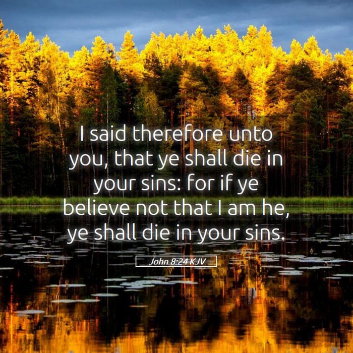 John 8:24 — Square (1:1)