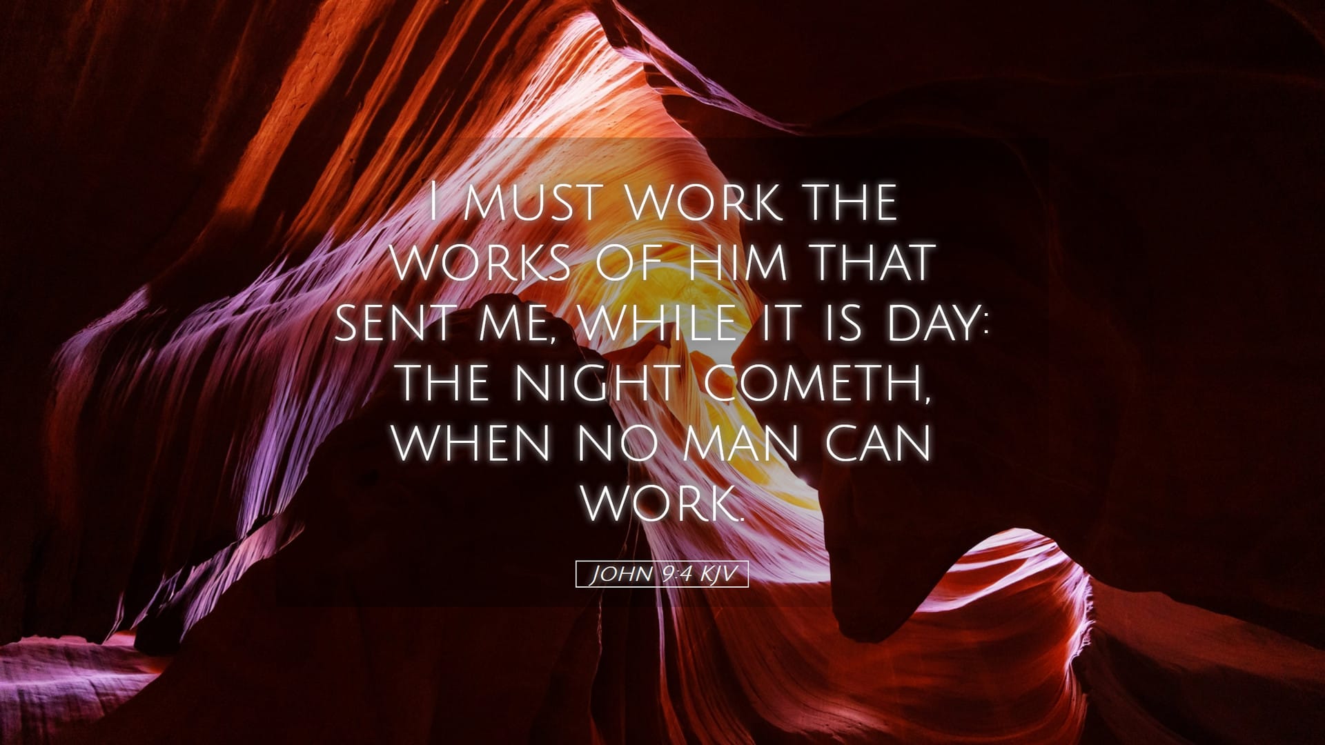 John 9:4 — Desktop (Landscape)