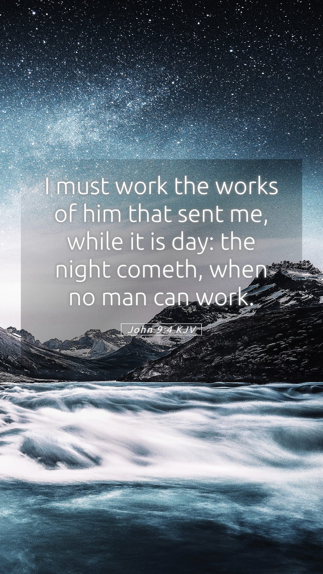 John 9:4 — Mobile (Portrait)