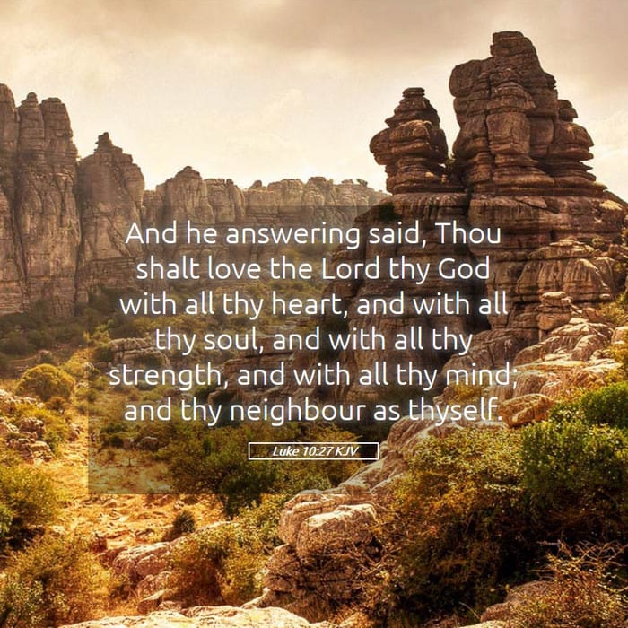 Luke 10:27 — Square (1:1)
