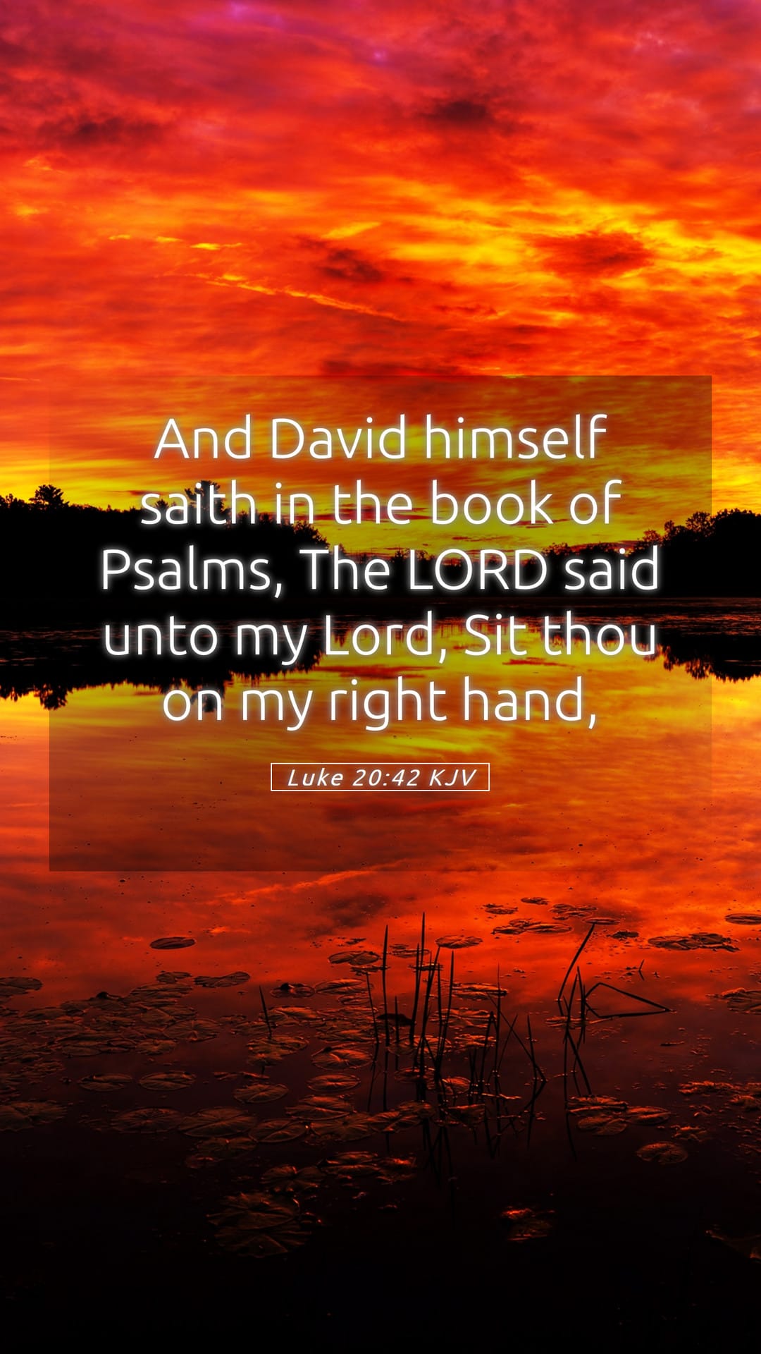 Luke 20:42 — Mobile (Portrait)