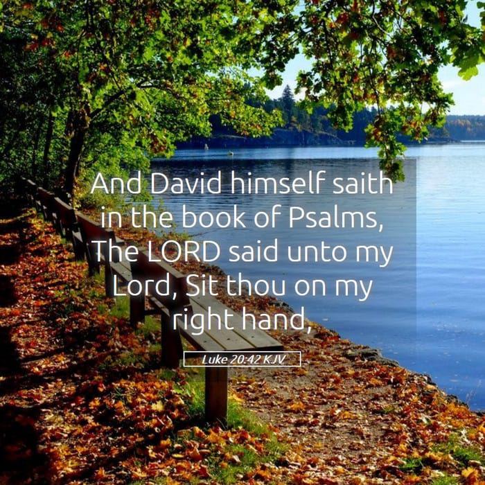 Luke 20:42 — Square (1:1)