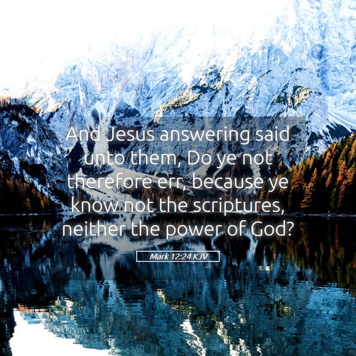 Mark 12:24 — Square (1:1)