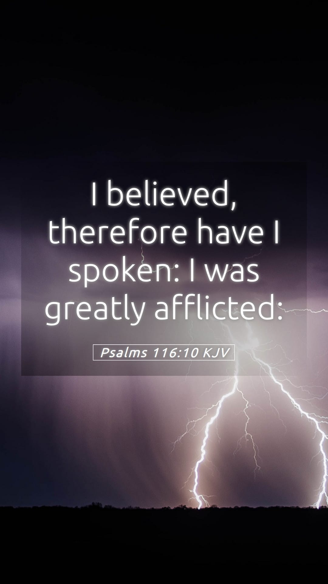 Psalms 116:10 — Mobile (Portrait)