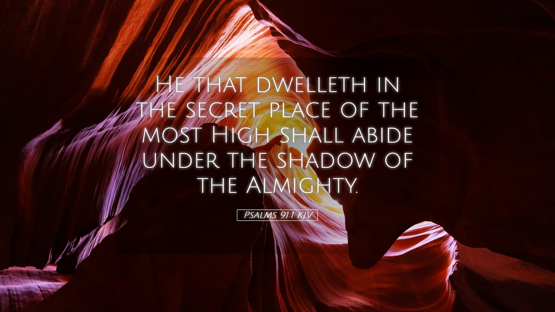 Psalms 91:1 — Desktop (Landscape)